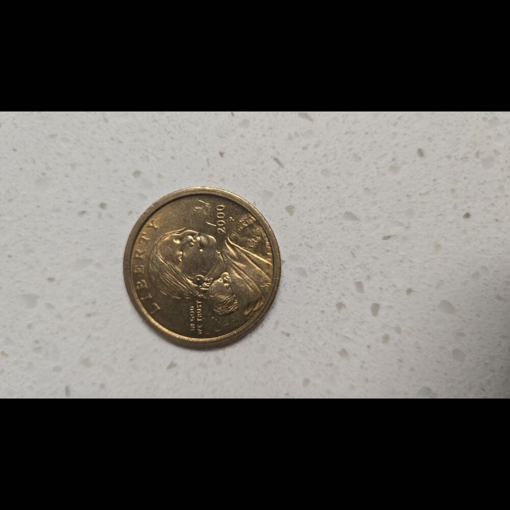 2000 d sacagawea dollar wounded eagle - Picture 3 of 3